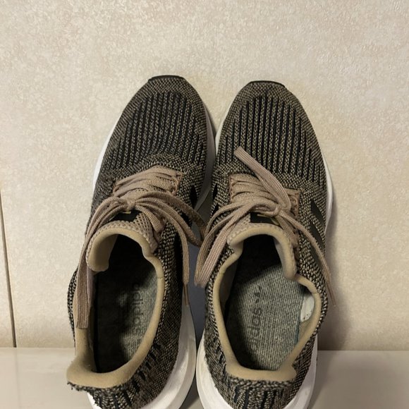 Mens ADIDAS Swift Sz 13 Black & Beige Originals Athletic Running Sneakers main image 4